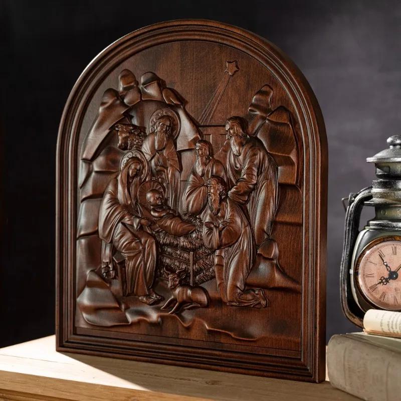 Christmas Nativity Scene, Manger Birth, Room Wall Decoration, Religious Statue, Wooden Carning Craft Christmas Decoration
Christmas Nativity Scene, Manger Birth, Room Wall Decoration, Religious Statue, Wooden Carning Craft Christmas Decoration