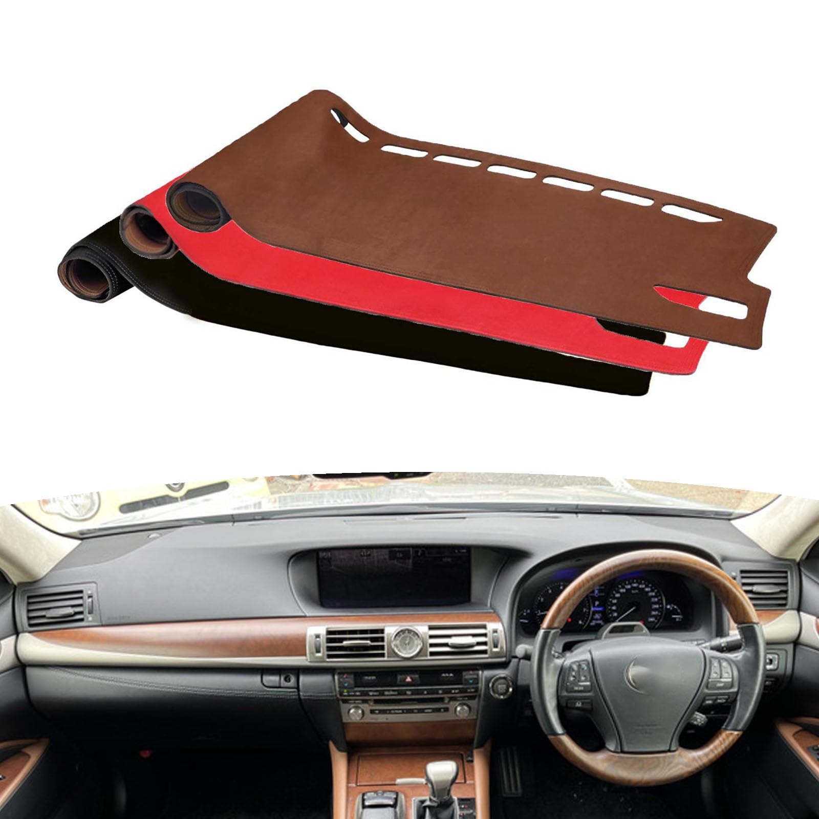 Коврик для приборной панели Coeokss, противоскользящий коврик для приборной панели автомобиля, совместимый с Lexus LS LS460 LS600h 2012-2017, эксклюзивный коврик для приборной панели, замшевый материал, салон автомобиля
Коврик для приборной панели Coeokss, противоскользящий коврик для приборной панели автомобиля, совместимый с Lexus LS LS460 LS600h 2012-2017, эксклюзивный коврик для приборной панели, замшевый материал, салон автомобиля