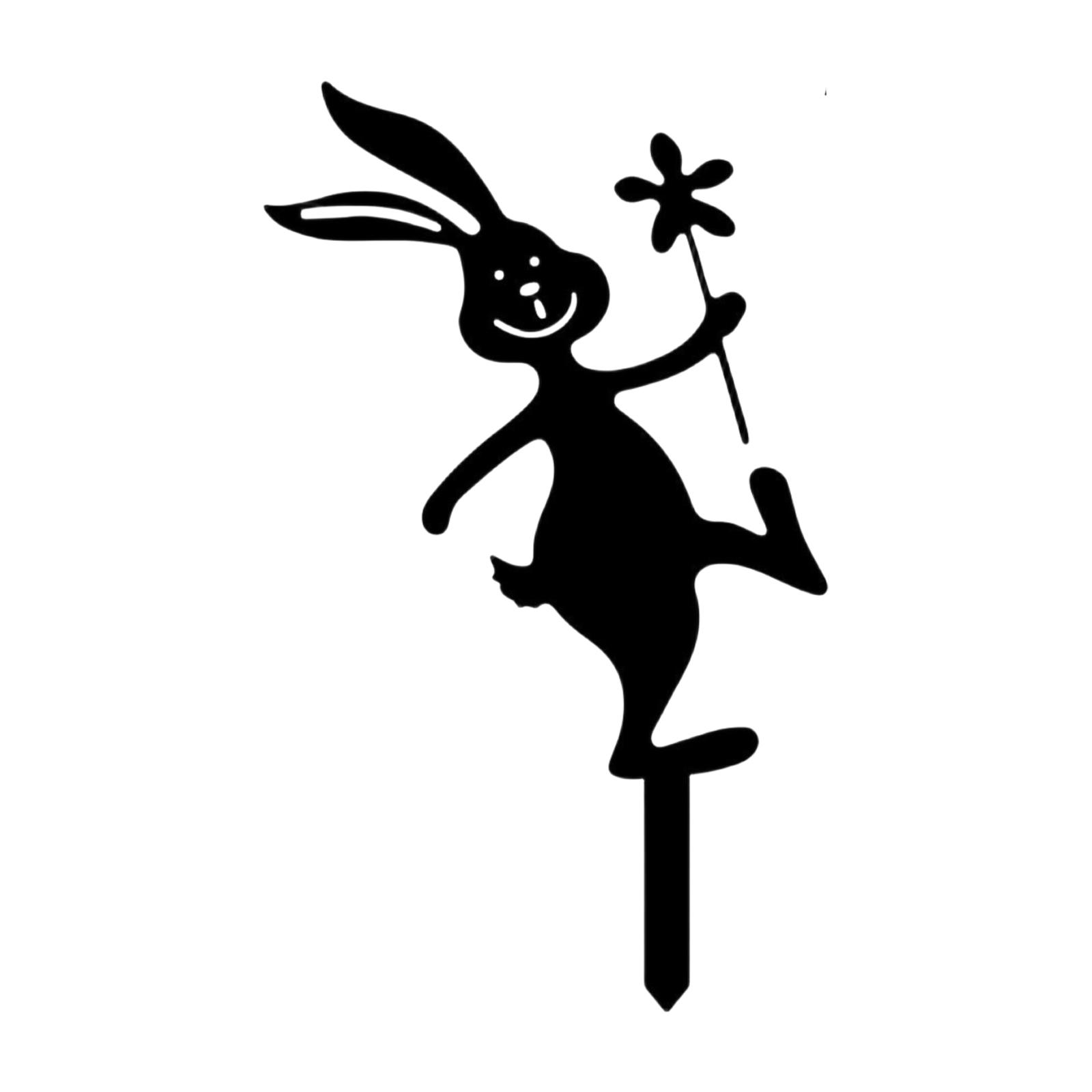 Easter Bunny Silhouette Ironwork Lawns And Courtyard Decoration One Size
Easter Bunny Silhouette Ironwork Lawns And Courtyard Decoration One Size