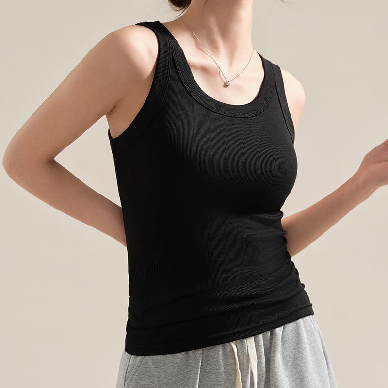 Однотонный жилет с нитками для женщин на весну и лето, новая тонкая футболка без рукавов, внутреннее облегающее боди XL
Однотонный жилет с нитками для женщин на весну и лето, новая тонкая футболка без рукавов, внутреннее облегающее боди XL