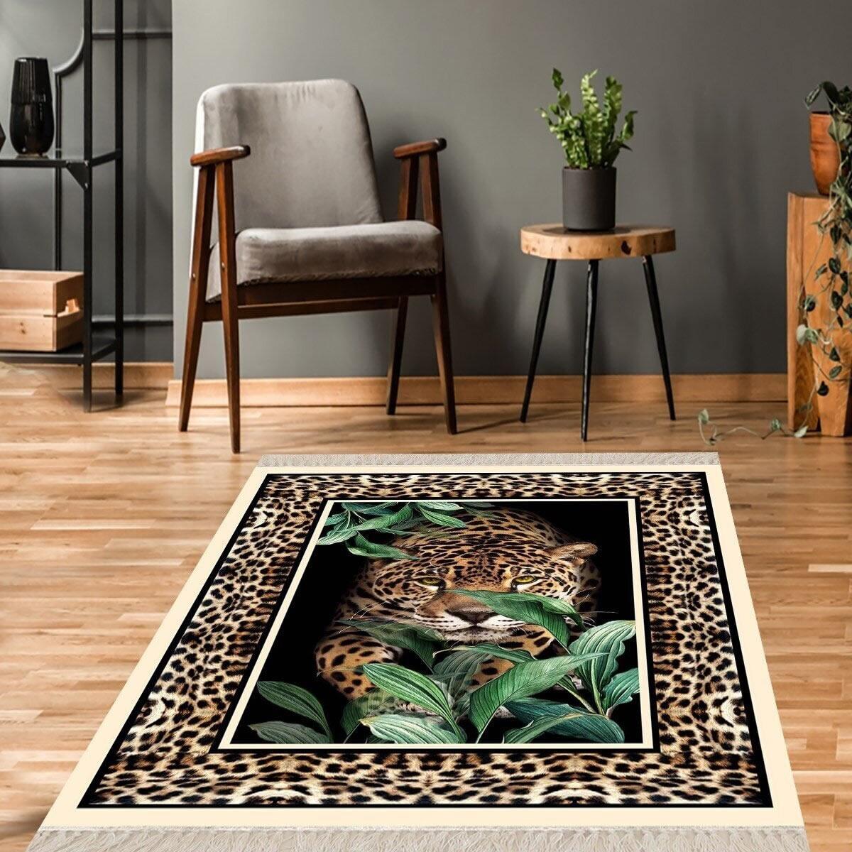 Yeshill s Home Leopard Pattern Цифровая печать Моющаяся нескользящая основа Современный ковер для гостиной MEG564
Yeshill s Home Leopard Pattern Цифровая печать Моющаяся нескользящая основа Современный ковер для гостиной MEG564