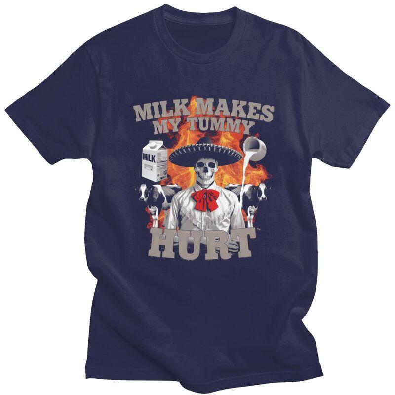 Milk Makes My Tummy Hurt TShirt Pure Cotton Tee Tops Summer O Neck Humor Sarcastic Quotes Tshirts Casual Short Sleeve Clothes 4XL
Milk Makes My Tummy Hurt TShirt Pure Cotton Tee Tops Summer O Neck Humor Sarcastic Quotes Tshirts Casual Short Sleeve Clothes 4XL
