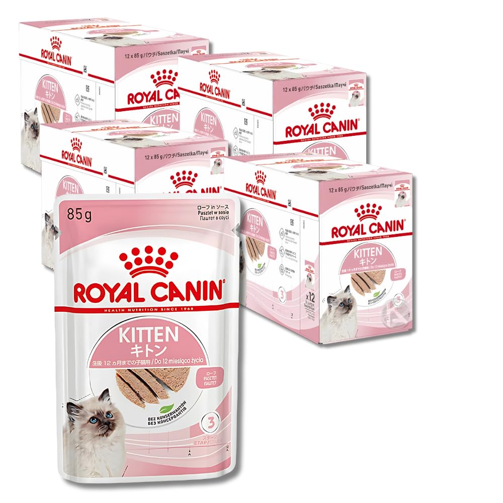 Canin Kitten Loaf 85 г, набор влажных кормов для котят, пакетик, поддержка здоровья, омега-3, ненасыщенные жирные кислоты, DHA, белок, питание, баланс, оригинальный логотип [Royal
Canin Kitten Loaf 85 г, набор влажных кормов для котят, пакетик, поддержка здоровья, омега-3, ненасыщенные жирные кислоты, DHA, белок, питание, баланс, оригинальный логотип [Royal
