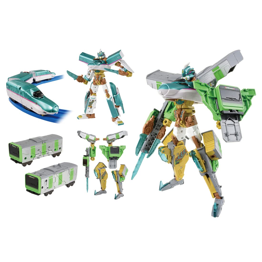 Takara Tomy Plarail Shinkansen Transforming Robot Shinkalion Z Shinkalion Z Perfect E5 Yamanote Train Toy for Ages 3 and Up
Takara Tomy Plarail Shinkansen Transforming Robot Shinkalion Z Shinkalion Z Perfect E5 Yamanote Train Toy for Ages 3 and Up