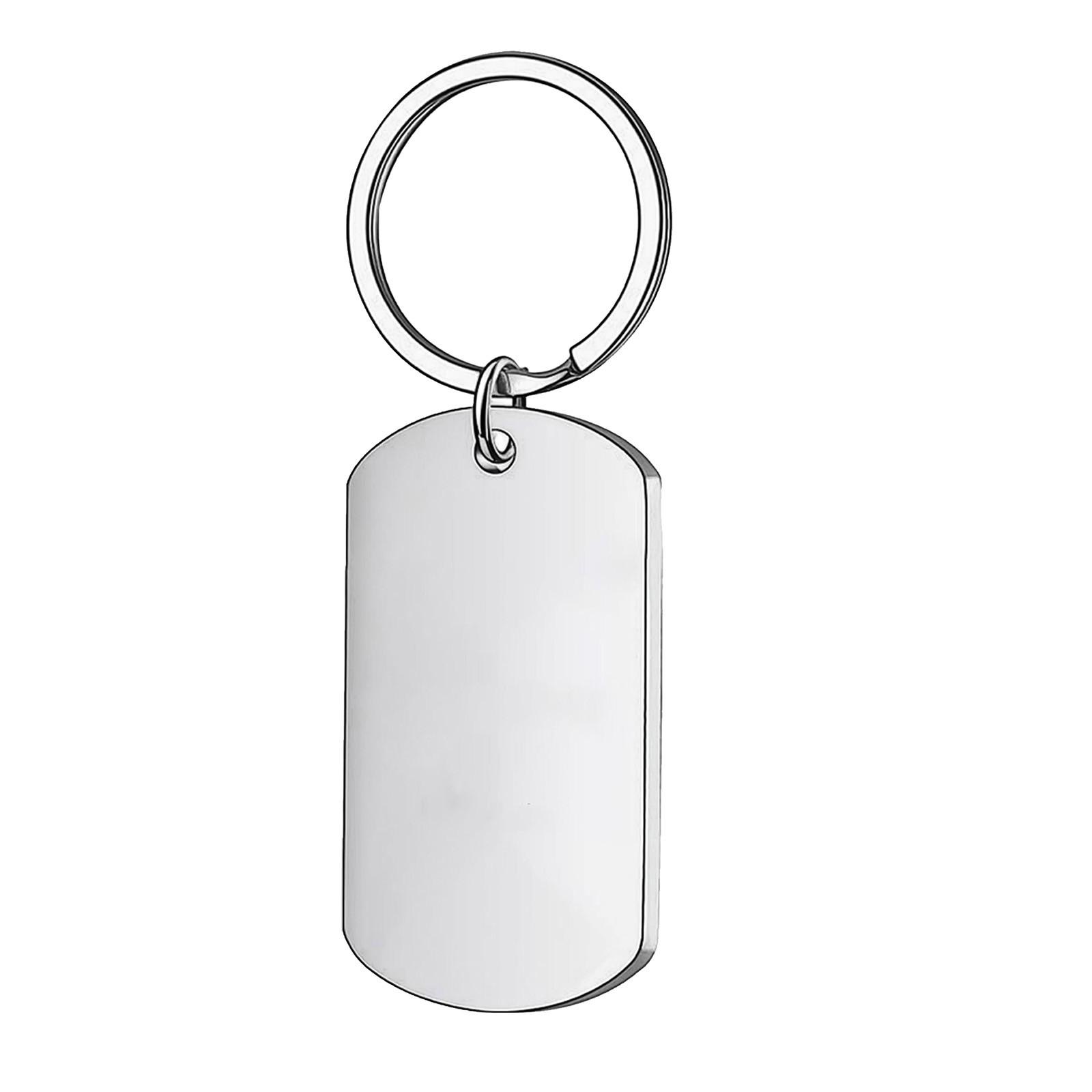 Stainless Steel Tag Metal Keychain Can Be Used For Diy Engraved Commemorative Key Accessories One Size срібний
Stainless Steel Tag Metal Keychain Can Be Used For Diy Engraved Commemorative Key Accessories One Size срібний