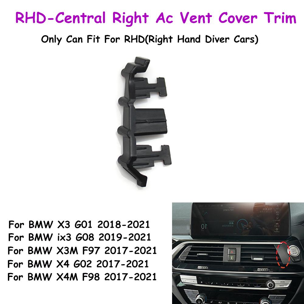 G01 G02 G08 F97 F98 Car Front Left Right Central Air Vent Grille Repair Kit AC Vent Grille Panel For BMW X3 X4 X3M X4M ix3 RHD Central Right
G01 G02 G08 F97 F98 Car Front Left Right Central Air Vent Grille Repair Kit AC Vent Grille Panel For BMW X3 X4 X3M X4M ix3 RHD Central Right