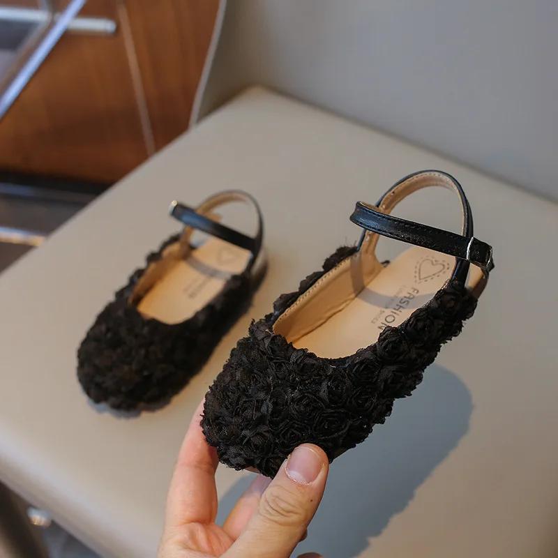 Girl rose flower Sandals Closed Toe 2024 Summer New Children Little Princess Shoes Soft-soled Child Flats Size 23-34 34 Insole 21cm чёрный
Girl rose flower Sandals Closed Toe 2024 Summer New Children Little Princess Shoes Soft-soled Child Flats Size 23-34 34 Insole 21cm чёрный