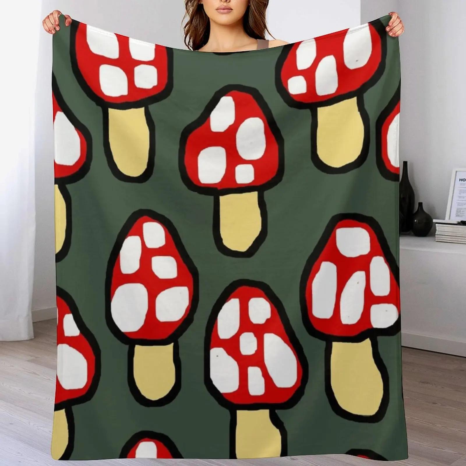 Cute Abstract Forest Mushroom Pattern Throw Blanket Soft Warm Blanket Gift for Men Women Adults 102x76cm(40x30in)
Cute Abstract Forest Mushroom Pattern Throw Blanket Soft Warm Blanket Gift for Men Women Adults 102x76cm(40x30in)
