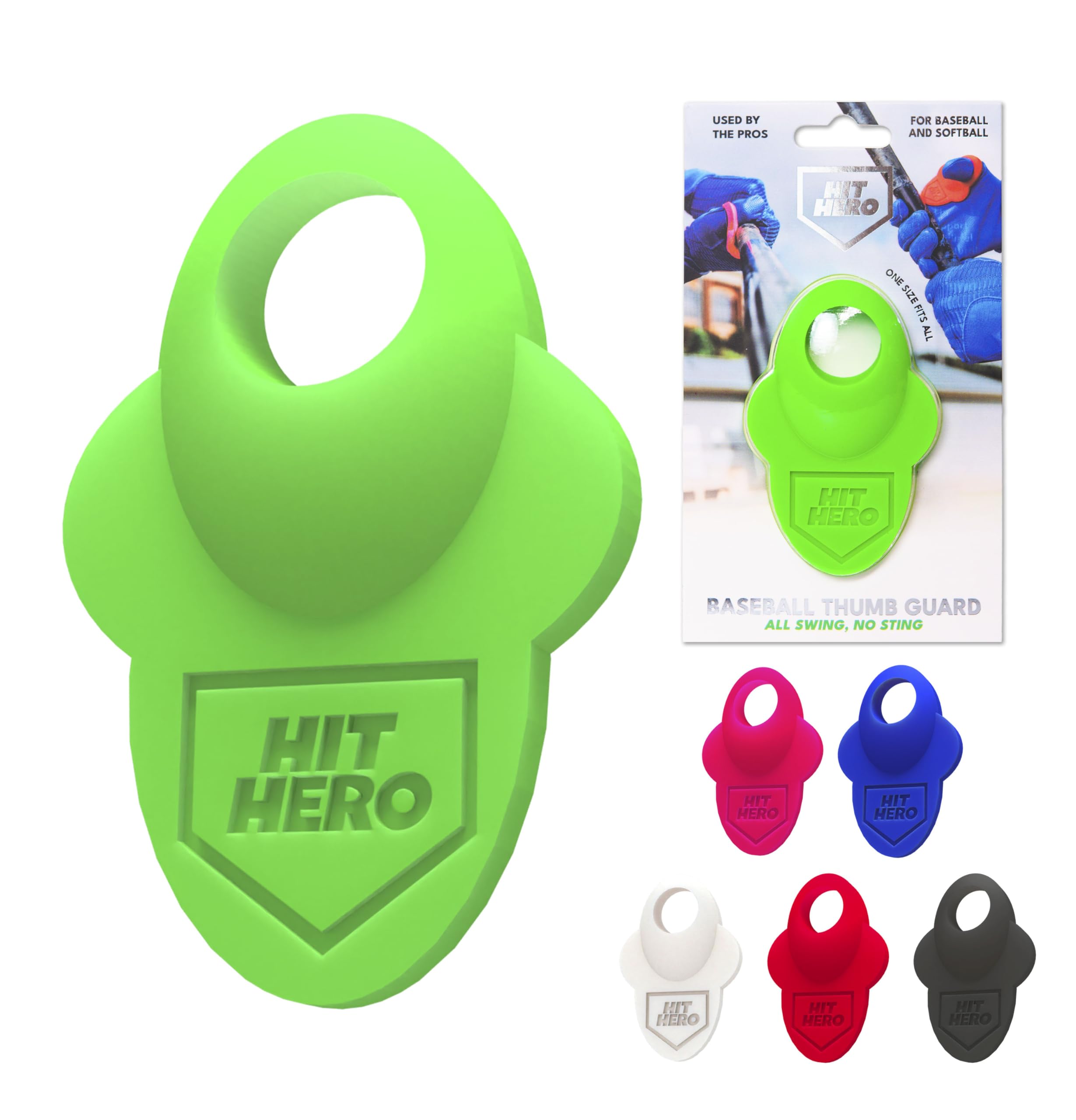 Защита большого пальца бейсбольной биты Hit Hero V1 Защита для пальцев Аксессуар Защита от ударов битой Снижает вероятность удара битой Неформуемый (зеленый) зелёный
Защита большого пальца бейсбольной биты Hit Hero V1 Защита для пальцев Аксессуар Защита от ударов битой Снижает вероятность удара битой Неформуемый (зеленый) зелёный