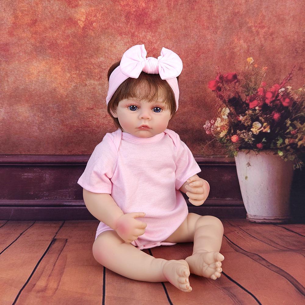 46cm Planting Hair Rebirth Doll Whole Body Vinyl Material Cute and Soothing Toys To Give To Daughter and Best Friend As Holiday Gifts Bathable Doll 46cm Doll + clothes
46cm Planting Hair Rebirth Doll Whole Body Vinyl Material Cute and Soothing Toys To Give To Daughter and Best Friend As Holiday Gifts Bathable Doll 46cm Doll + clothes