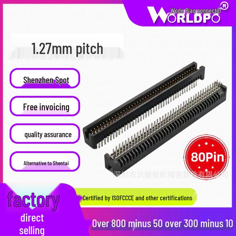 Shensunte TFM-140 80-Pin 2-Row 1.27mm Male Connector Replacement Short pin 30 steps
Shensunte TFM-140 80-Pin 2-Row 1.27mm Male Connector Replacement Short pin 30 steps