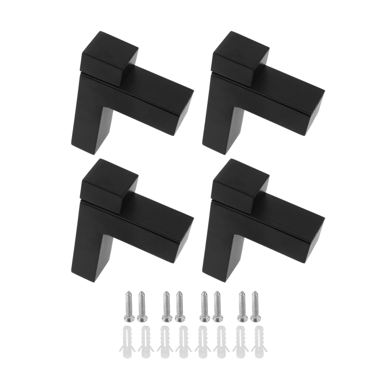 4pcs Adjustable Glass Shelf Brackets Zinc Alloy Wall Mount Clamps for 3-20mm Thick Wood/Glass Shelves Bathroom Shower & Cabinets as the picture чорний
4pcs Adjustable Glass Shelf Brackets Zinc Alloy Wall Mount Clamps for 3-20mm Thick Wood/Glass Shelves Bathroom Shower & Cabinets as the picture чорний