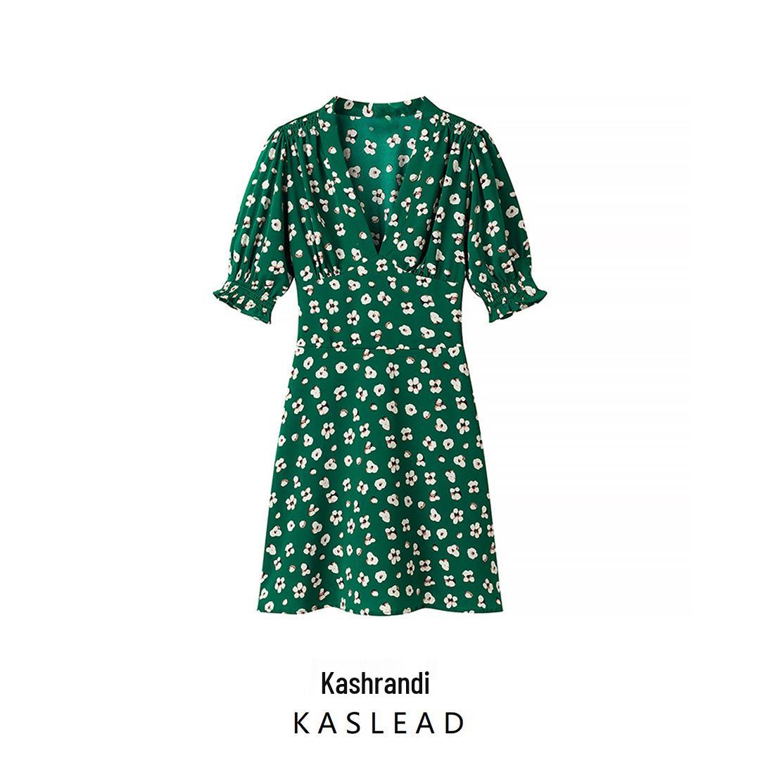 2024 Winter Women s European & American V-Neck Waist-Gathering Short-Sleeve Printed Dress XS зелёный
2024 Winter Women s European & American V-Neck Waist-Gathering Short-Sleeve Printed Dress XS зелёный