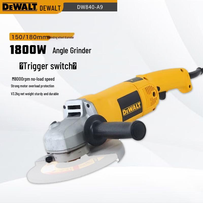 DeWalt Angle Grinder & Polisher CN plug (adapter included)
DeWalt Angle Grinder & Polisher CN plug (adapter included)