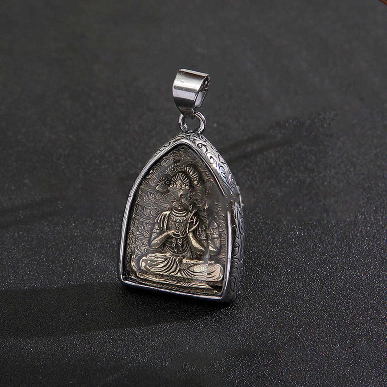 Buddha Pendant Arc Cutting Ethnic Style Beautiful Practical Stainless Steel Jewelry for Amulet
Buddha Pendant Arc Cutting Ethnic Style Beautiful Practical Stainless Steel Jewelry for Amulet