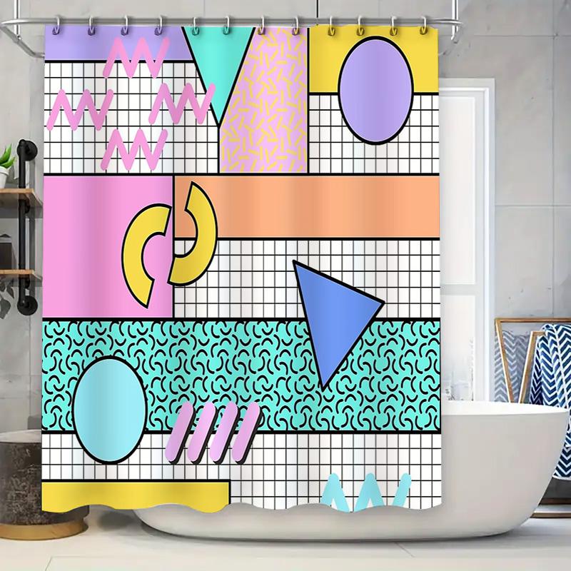 Unique Abstract Shower Curtain Modern Art Bathroom Decor Waterproof Fabric Liner Set Home Textile Tapestry Wall Hanging W60H190(CM)-1 Pcs
Unique Abstract Shower Curtain Modern Art Bathroom Decor Waterproof Fabric Liner Set Home Textile Tapestry Wall Hanging W60H190(CM)-1 Pcs