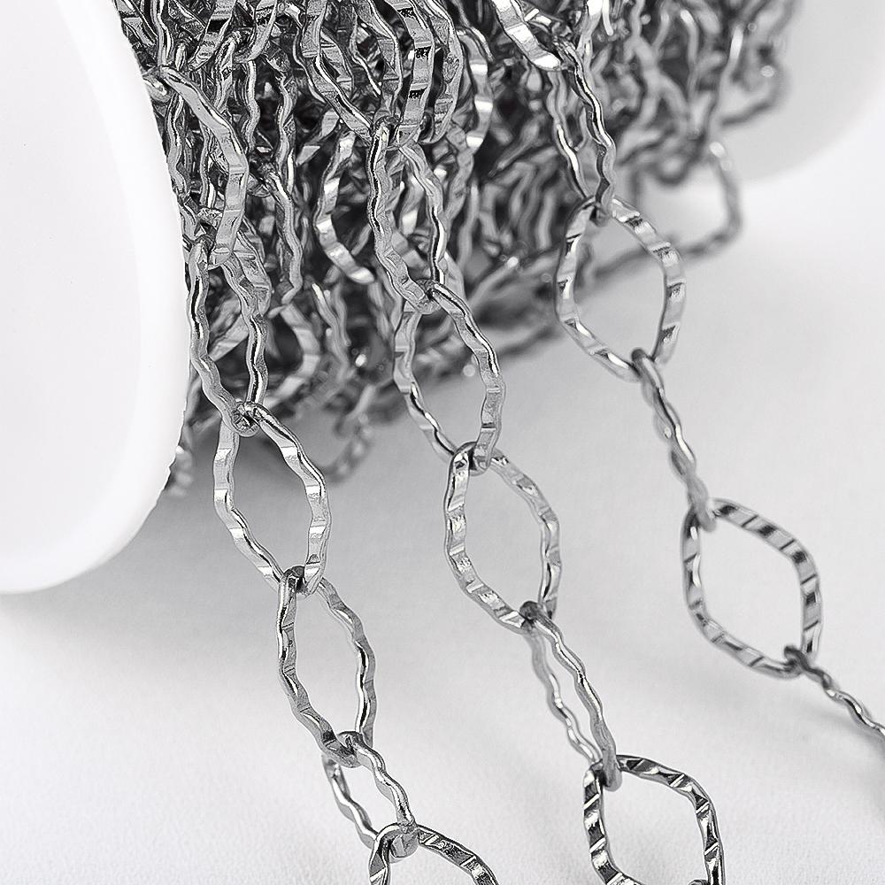 2Meter 1Meter Stainless Steel Embossing Long Oval Chain Simple Horse Eye Chain DIY Necklace Bracelet Bag Chains Supply Wholesale 1meter
2Meter 1Meter Stainless Steel Embossing Long Oval Chain Simple Horse Eye Chain DIY Necklace Bracelet Bag Chains Supply Wholesale 1meter