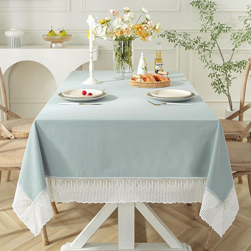 Luxury Solid Color Cotton and Linen Tablecloth French Lace Desk Tea Table Cover for Living Room Washable Anti-Scratch Dust Cover 150x150cm
Luxury Solid Color Cotton and Linen Tablecloth French Lace Desk Tea Table Cover for Living Room Washable Anti-Scratch Dust Cover 150x150cm