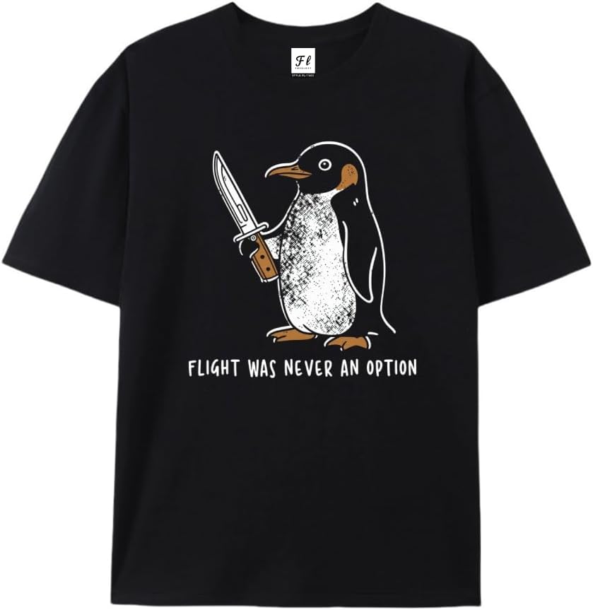 Funny Flight was Never an Option Penguin Graphic Novelty Tee Short Sleeve 5XL різнокольоровий
Funny Flight was Never an Option Penguin Graphic Novelty Tee Short Sleeve 5XL різнокольоровий