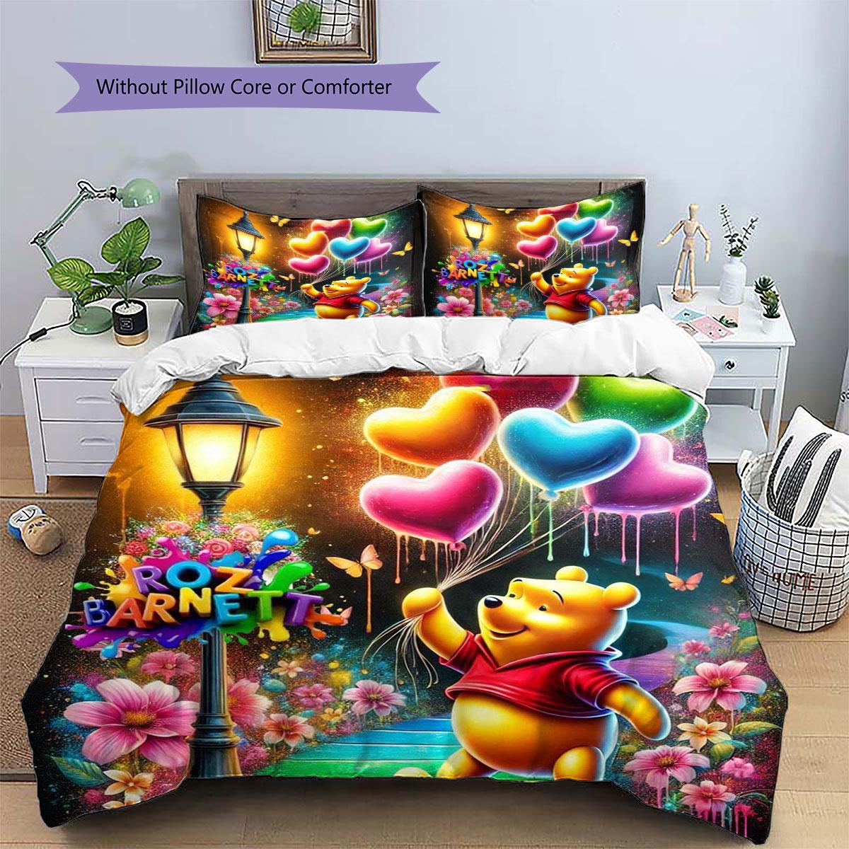 A Cozy and Warm Bedding Set Featuring Winnie The Pooh Bedtime Stories Is The Perfect Choice for Decorating A Child s Bedroom. 135x200cm
A Cozy and Warm Bedding Set Featuring Winnie The Pooh Bedtime Stories Is The Perfect Choice for Decorating A Child s Bedroom. 135x200cm