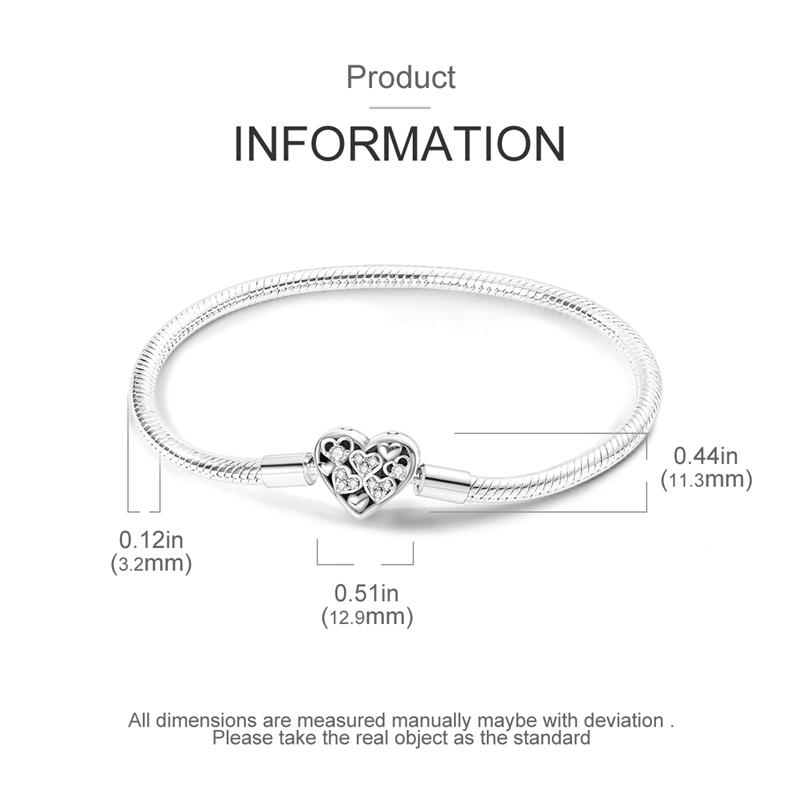 Автентичний браслет із застібкою зі срібного ланцюжка зі змією S925 підходить для оригінальної європейської підвіски з бісеру своїми руками 18cm
Автентичний браслет із застібкою зі срібного ланцюжка зі змією S925 підходить для оригінальної європейської підвіски з бісеру своїми руками 18cm