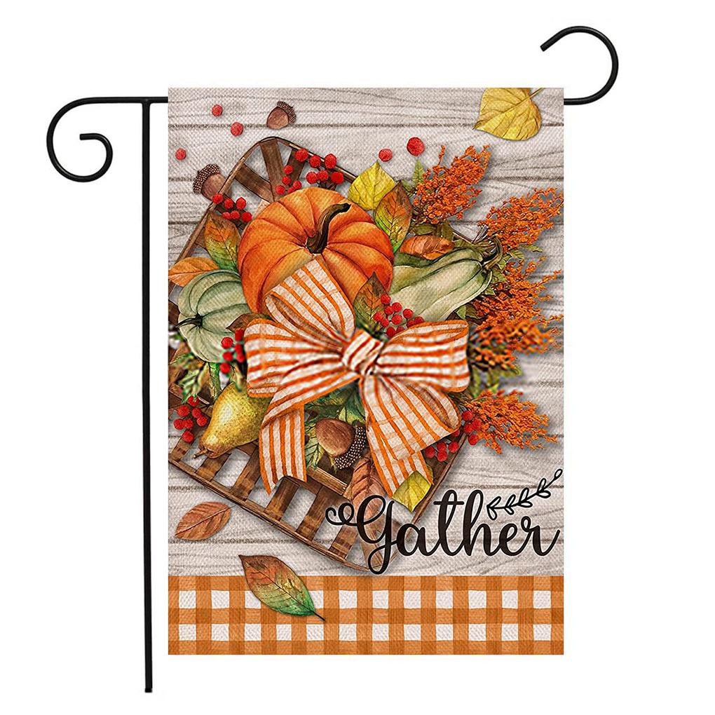 Сад День благодарения Двусторонняя печать мешковины наружное украшение двора знак l
Сад День благодарения Двусторонняя печать мешковины наружное украшение двора знак l