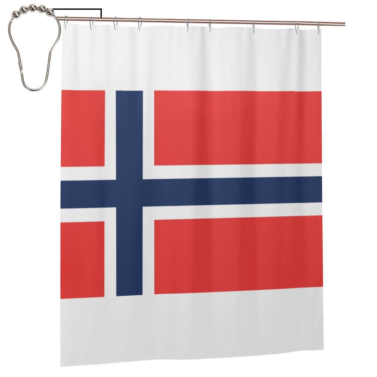 Norway Flag Shower Curtain Bathroom Polyester Waterproof Bath Curtains With Hooks W60H190(CM)-1 Pcs
Norway Flag Shower Curtain Bathroom Polyester Waterproof Bath Curtains With Hooks W60H190(CM)-1 Pcs