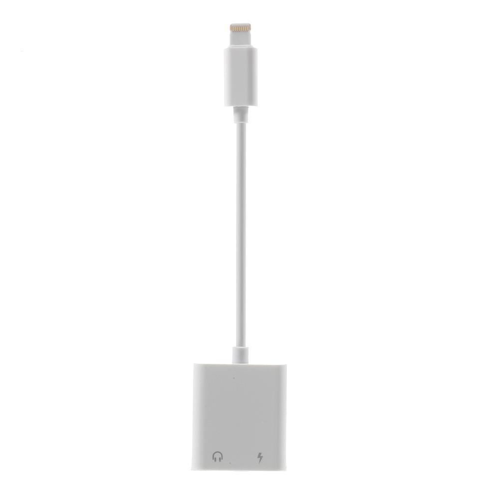 Dual Lightning Headphone Audio and Charge Adapter for iPhone 8/8 Plus/7/7 Plus,Support iOS 11.0 White
Dual Lightning Headphone Audio and Charge Adapter for iPhone 8/8 Plus/7/7 Plus,Support iOS 11.0 White