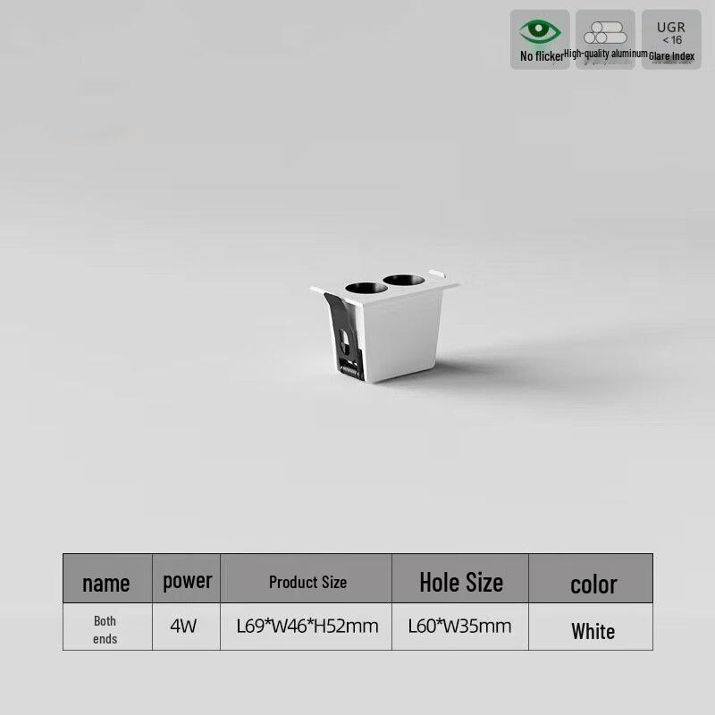 Osram Embedded 4W Warm Light Grid LED Track Light
Osram Embedded 4W Warm Light Grid LED Track Light