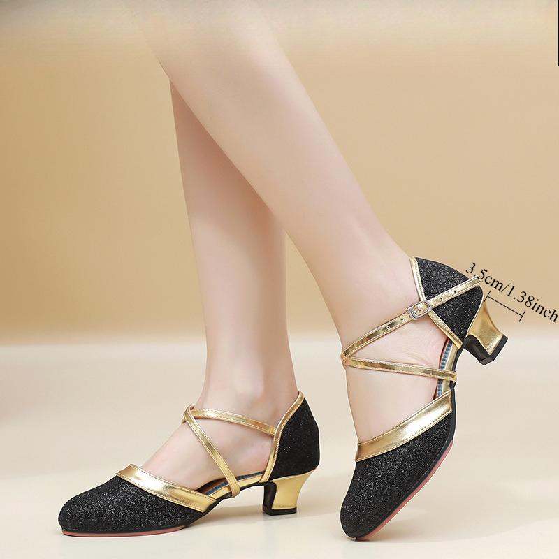 Ladies Latin Dance Shoes Square Social Dance Outdoor Women Soft-soled Adult Middle Heel 3.5CM/5CM 41
Ladies Latin Dance Shoes Square Social Dance Outdoor Women Soft-soled Adult Middle Heel 3.5CM/5CM 41