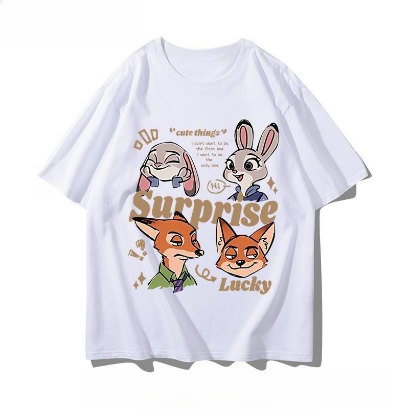 202526 Summer Disco Zootopia Themed Printed Pure Cotton Tshirt Fashionable Loose and Casual Shortsleeved Unisex Tshirt S
202526 Summer Disco Zootopia Themed Printed Pure Cotton Tshirt Fashionable Loose and Casual Shortsleeved Unisex Tshirt S