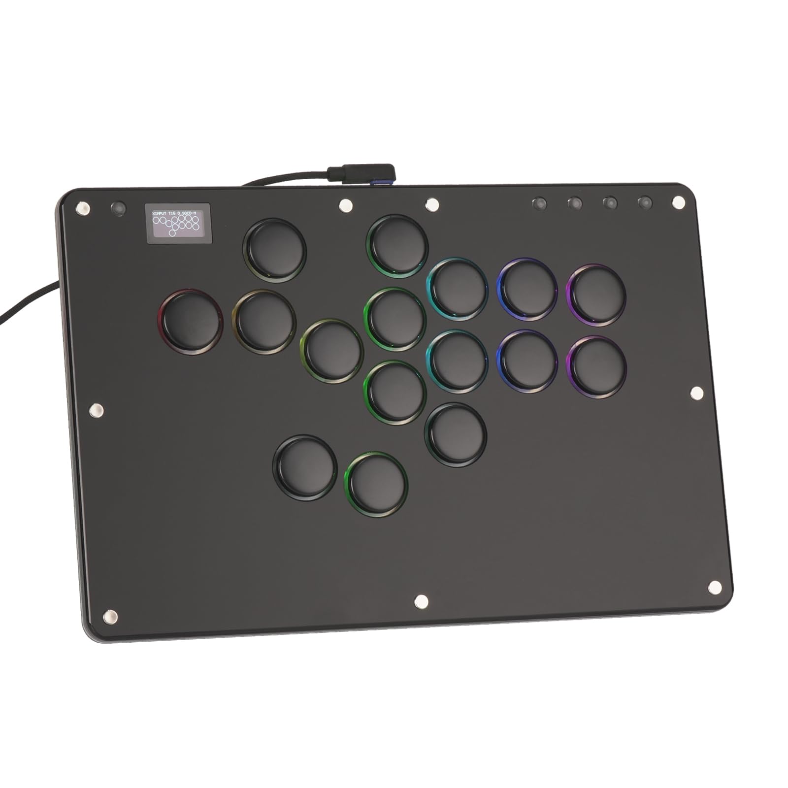SIXSIR Leverless SIXSIR T16 Crystal Series Acrylic Sandwich Artwork Template 16 Key Crystal Low Profile Switch Custom RGB Controller Controller - - -
SIXSIR Leverless SIXSIR T16 Crystal Series Acrylic Sandwich Artwork Template 16 Key Crystal Low Profile Switch Custom RGB Controller Controller - - -
