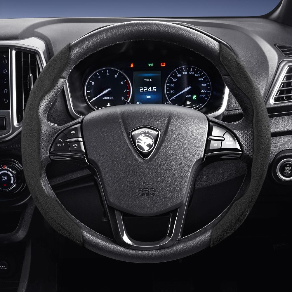 Suitable for Proton Sports Suede Steering Wheel Cover, Split Snap-On Type, Non-Slip and Durable, for Models Such as Saga X50 S70
Suitable for Proton Sports Suede Steering Wheel Cover, Split Snap-On Type, Non-Slip and Durable, for Models Such as Saga X50 S70