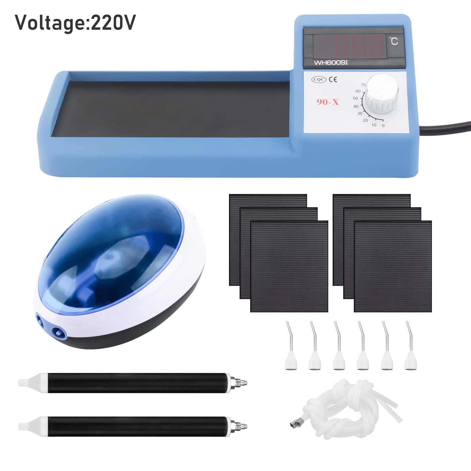 Vacuum wax mounting machine set, including a wax melting pen, gemstone tweezers, and a full set of tools; suitable for jewelry wax casting processes 220V
Vacuum wax mounting machine set, including a wax melting pen, gemstone tweezers, and a full set of tools; suitable for jewelry wax casting processes 220V
