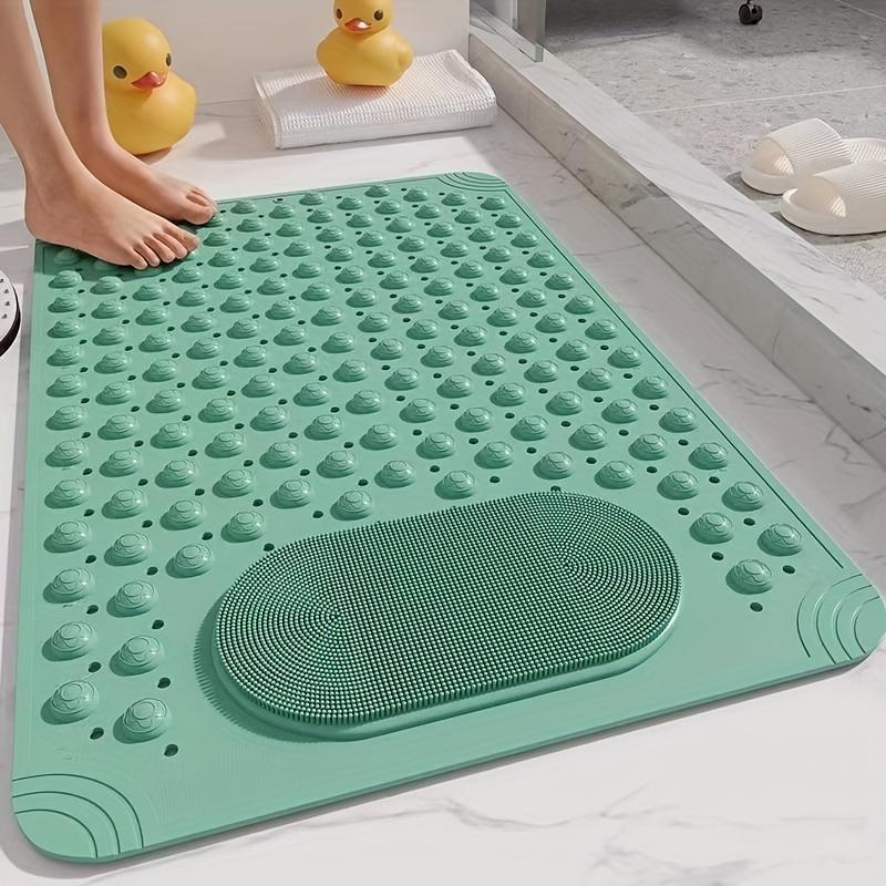 Нескользящий ПВХ коврик для ванной с массажными кнопками - Светло-голубой и разноцветный в горошек, Прямоугольный коврик для безопасности в душе и ванной, Аксессуары для ванной 50*80 зелёный
Нескользящий ПВХ коврик для ванной с массажными кнопками - Светло-голубой и разноцветный в горошек, Прямоугольный коврик для безопасности в душе и ванной, Аксессуары для ванной 50*80 зелёный