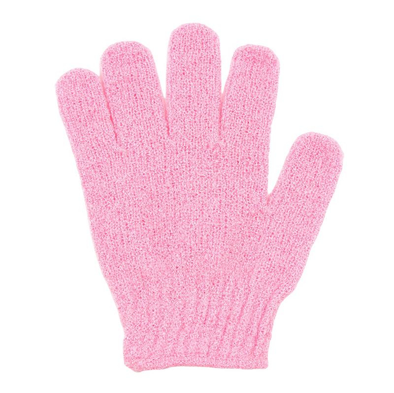 3 шт. Хаммам Душ Утолщенная Ванная Волшебная Пилинг-Перчатка Отшелушивающая Удаление Загара Кесса Средства для Купания и Очищения Скраб для Тела розовый