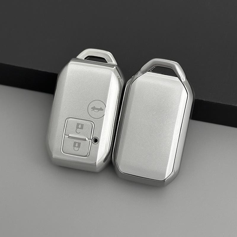 Мягкий резиновый чехол для ключа с золотой окантовкой для Suzuki Jimny
Мягкий резиновый чехол для ключа с золотой окантовкой для Suzuki Jimny