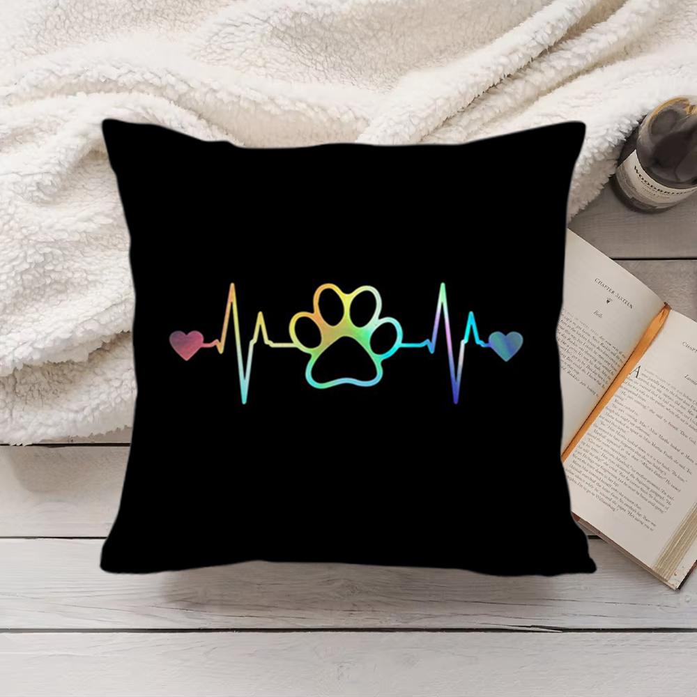 Dog Footprint Paw Cute Cushion Cover Short Plush DoubleSided Printing Home Machine Washable in Warm Winter Pillow Cover 40x40cm
Dog Footprint Paw Cute Cushion Cover Short Plush DoubleSided Printing Home Machine Washable in Warm Winter Pillow Cover 40x40cm