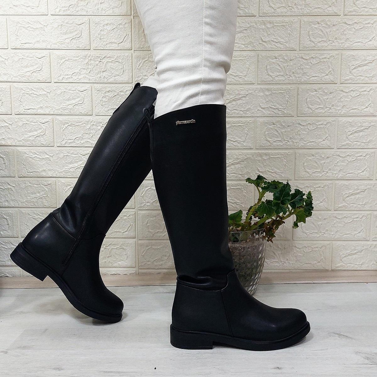Pierre Cardin 52500 Black Zippered 43cm Women s Boots with Fur Inside 
Pierre Cardin 52500 Black Zippered 43cm Women s Boots with Fur Inside