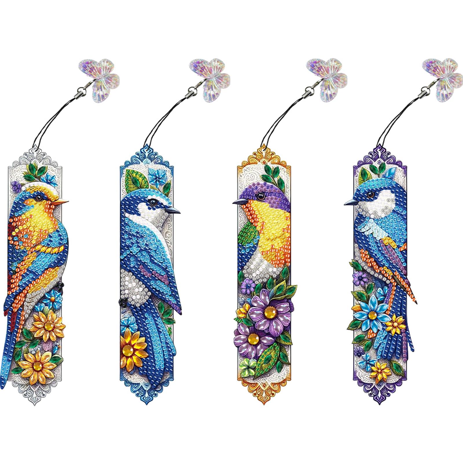 4Pcs DIY with Butterfly Pendants Diamond Painting Bookmark Diamond Art Bookmark Gift for Book Lovers Mosaic Art Supplies
4Pcs DIY with Butterfly Pendants Diamond Painting Bookmark Diamond Art Bookmark Gift for Book Lovers Mosaic Art Supplies