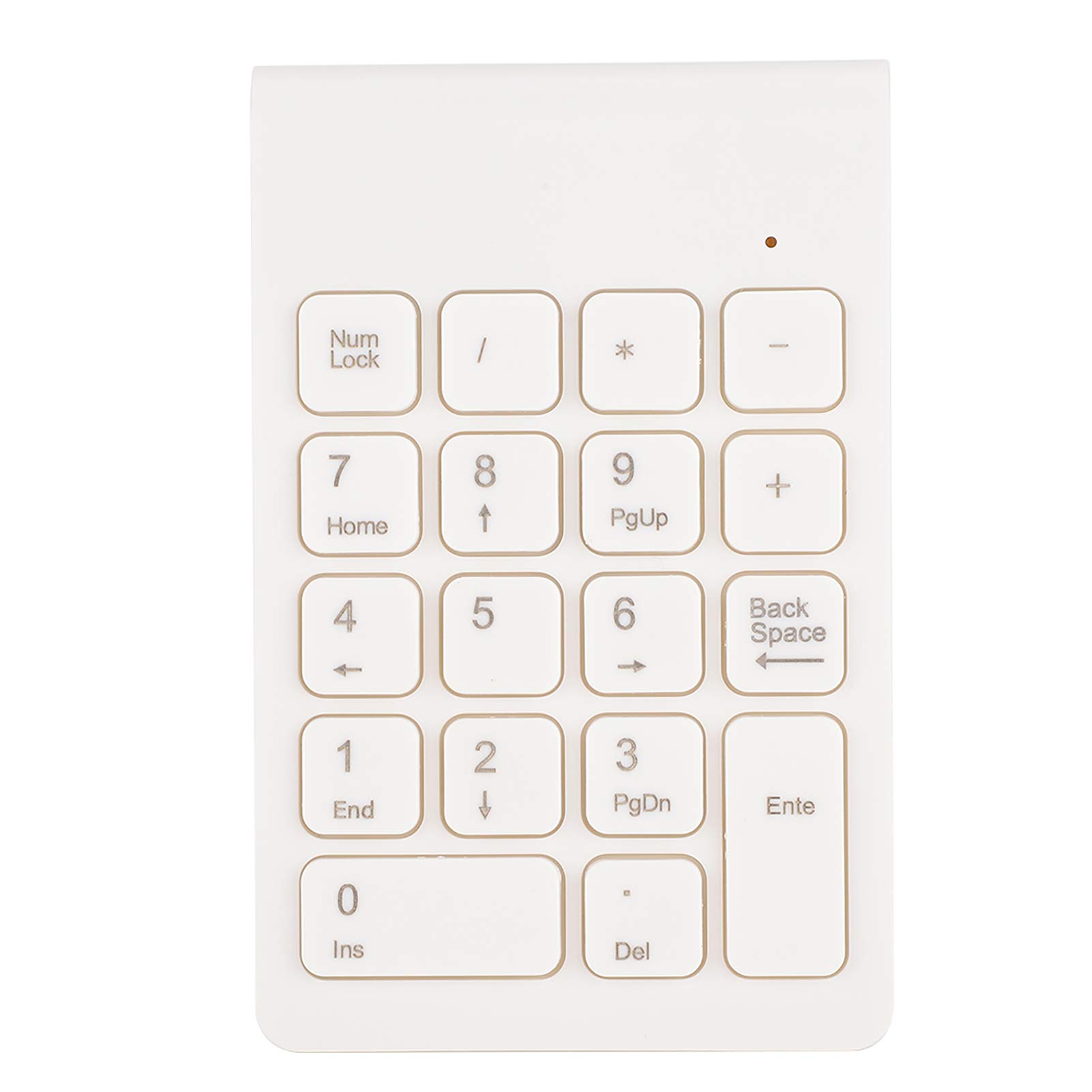 Wireless Numeric Keypad, 2.4GHz Portable Numeric Keypad with USB Receiver, Ergonomic Lightweight External Numeric Keypad, Mini PC Computer Accessory
Wireless Numeric Keypad, 2.4GHz Portable Numeric Keypad with USB Receiver, Ergonomic Lightweight External Numeric Keypad, Mini PC Computer Accessory