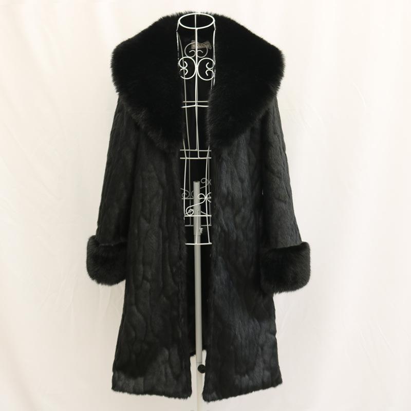 Женская меховая куртка норковая шуба приталенная длинная воротник из меха лисы молодая норковая шерсть повседневная утолщенная теплая S
Женская меховая куртка норковая шуба приталенная длинная воротник из меха лисы молодая норковая шерсть повседневная утолщенная теплая S