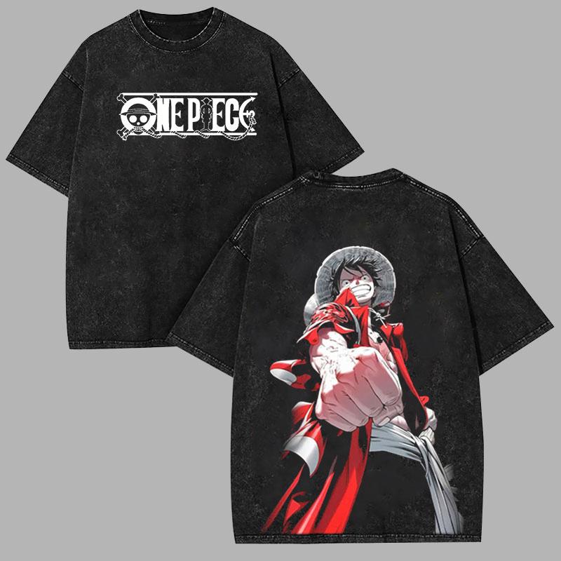 Japanese One Piece anime summer New Washed Tshirt Luffy Retro pattern Unisex Cotton ShortSleeve premium YK Shirt L
Japanese One Piece anime summer New Washed Tshirt Luffy Retro pattern Unisex Cotton ShortSleeve premium YK Shirt L