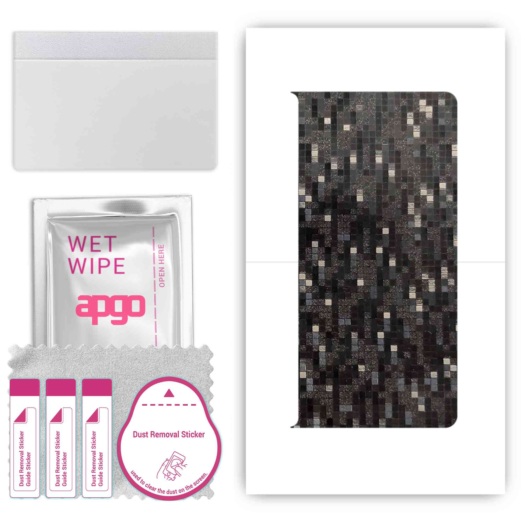 apgo Protective Skin Sticker for the back compatible with Lenovo Legion Y900, Wrap Film, Foil, Vinyl - Pattern Carbon Black Pixel
apgo Protective Skin Sticker for the back compatible with Lenovo Legion Y900, Wrap Film, Foil, Vinyl - Pattern Carbon Black Pixel