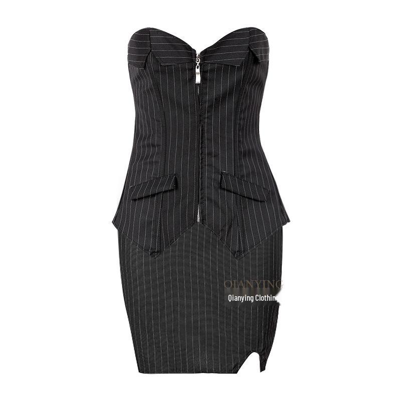 Xiyin Slimming & Shaping Striped Zipper Waist Cincher Bustier Set L чорний
Xiyin Slimming & Shaping Striped Zipper Waist Cincher Bustier Set L чорний
