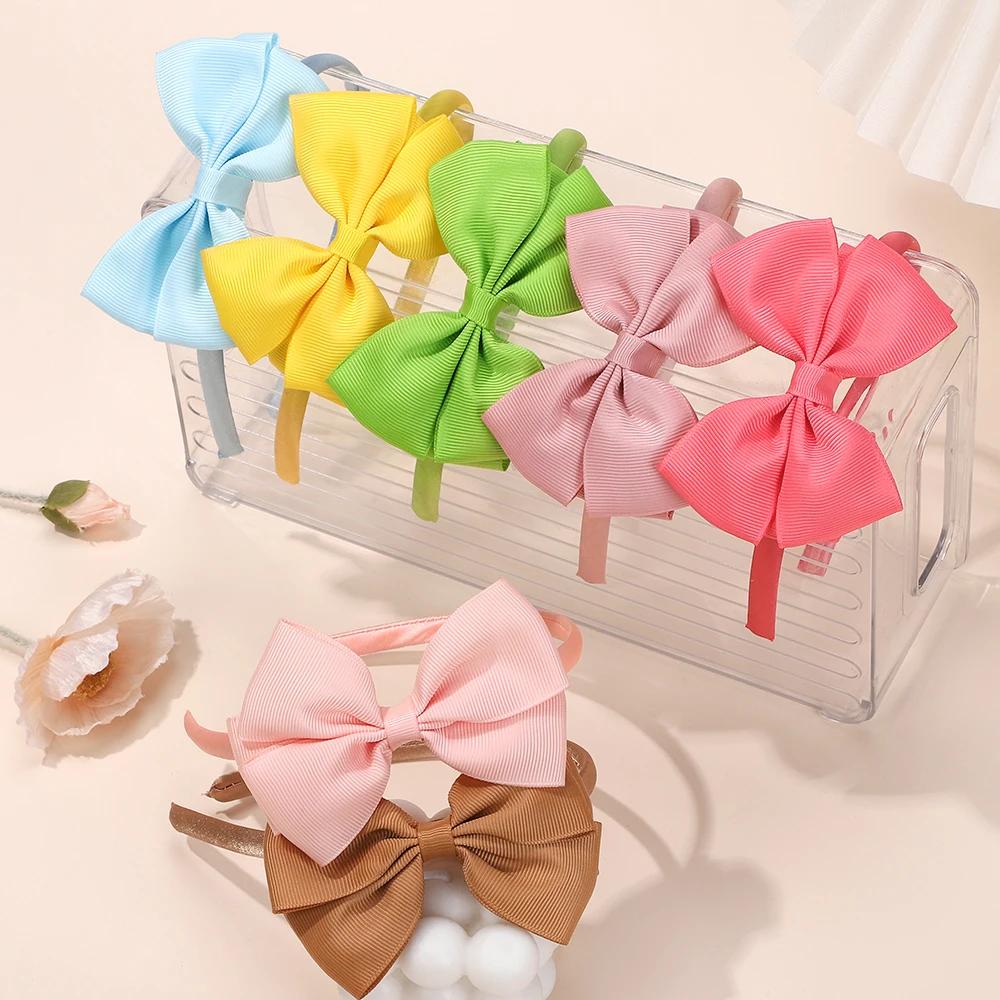 5/6pcs Cute Grosgrain Ribbon Hair Bows Headbands for Women Girls Princess Bowknot Hairbands Daily Headwear Hair Accessories
5/6pcs Cute Grosgrain Ribbon Hair Bows Headbands for Women Girls Princess Bowknot Hairbands Daily Headwear Hair Accessories