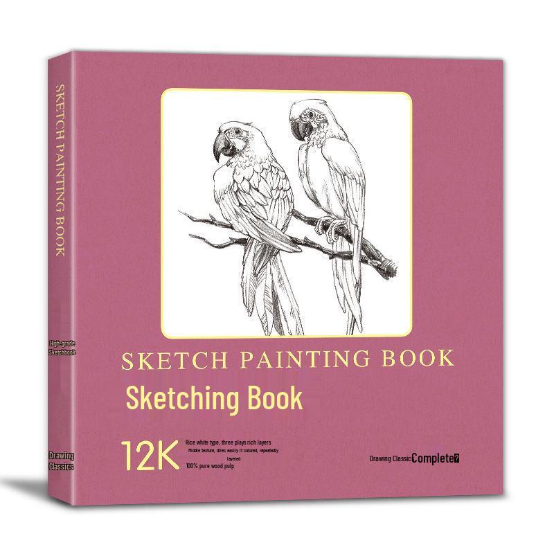 Classic Sketchbook: 120 Sheets, 12K+16K Drawing Paper with Sketching Pencils
Classic Sketchbook: 120 Sheets, 12K+16K Drawing Paper with Sketching Pencils