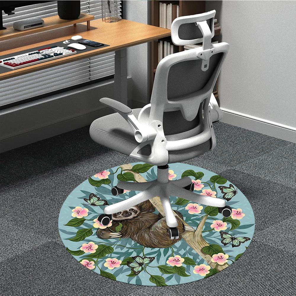 1pcSloth Flowers Butterflies Office Round Area Rug, Indoor Mat Suitable ForOffice, Under Office Chairs Bedroom Living Room Home Decor, Room Deco 013 80cm by 80cm
1pcSloth Flowers Butterflies Office Round Area Rug, Indoor Mat Suitable ForOffice, Under Office Chairs Bedroom Living Room Home Decor, Room Deco 013 80cm by 80cm