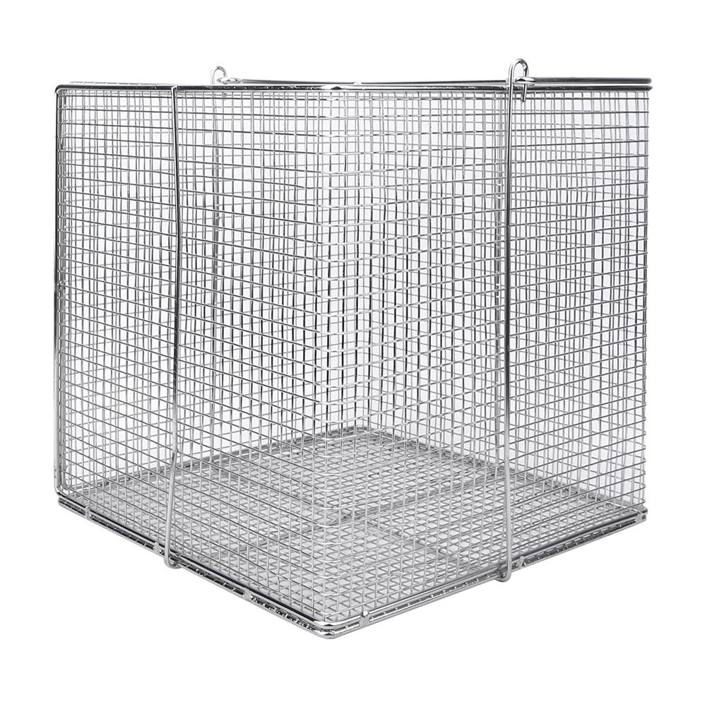 Корзина для стерилизации инструментов из нержавеющей стали, лабораторные принадлежности с ручкой, квадратная, 200x200x200 мм
Корзина для стерилизации инструментов из нержавеющей стали, лабораторные принадлежности с ручкой, квадратная, 200x200x200 мм