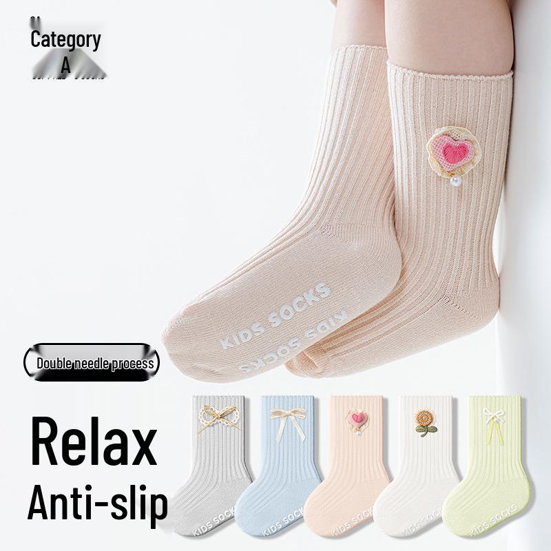 Combed Cotton Non-Slip Mid-Calf Socks for Infant Toddler Boys and Girls S 0-1 years, Foot length 9-11CM зелёный
Combed Cotton Non-Slip Mid-Calf Socks for Infant Toddler Boys and Girls S 0-1 years, Foot length 9-11CM зелёный